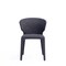 Manhattan Comfort Conrad Woven Tweed Dining Chair in Black - Set of 4 2-DC031-WBK - alternate 3